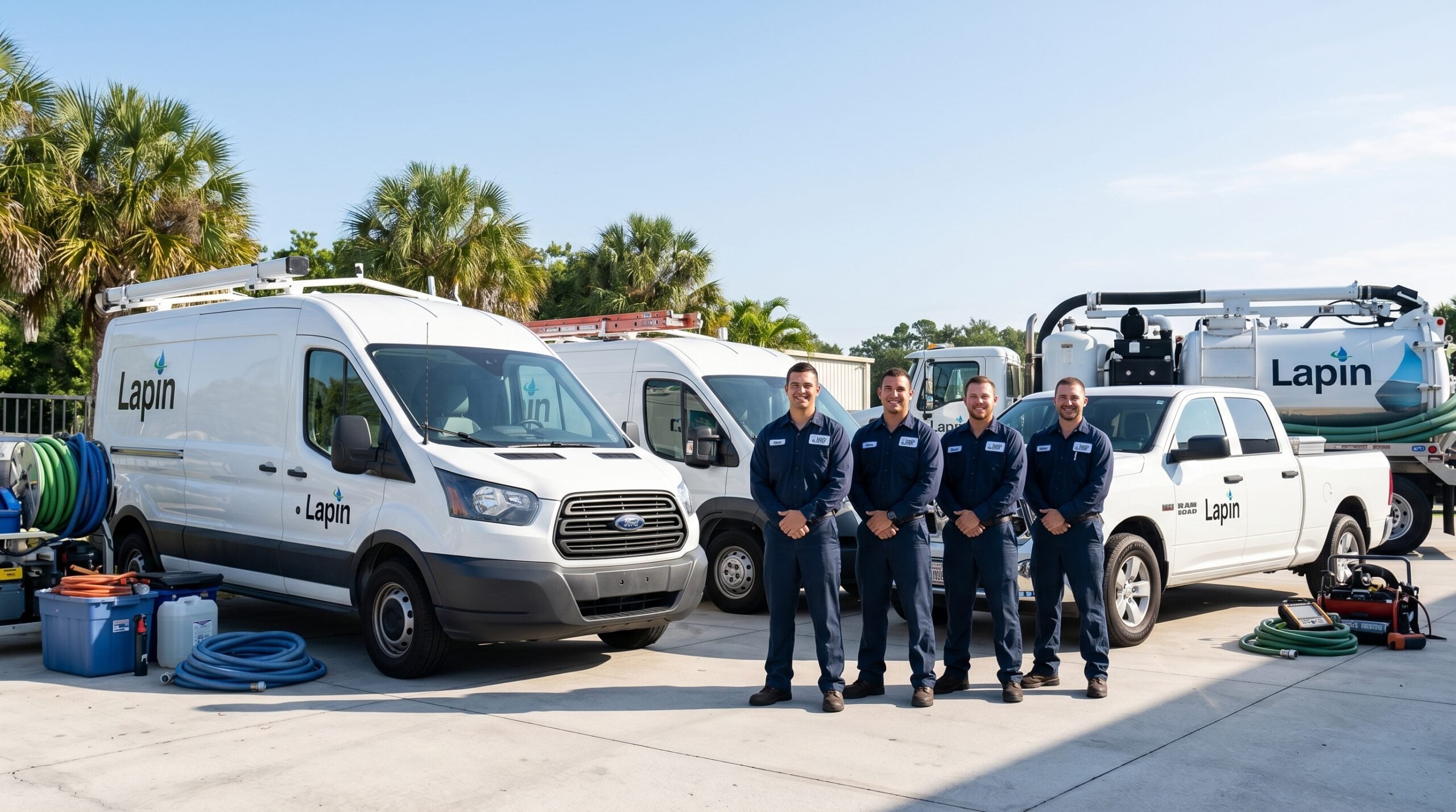 Lapin Services crew and equipment for about us