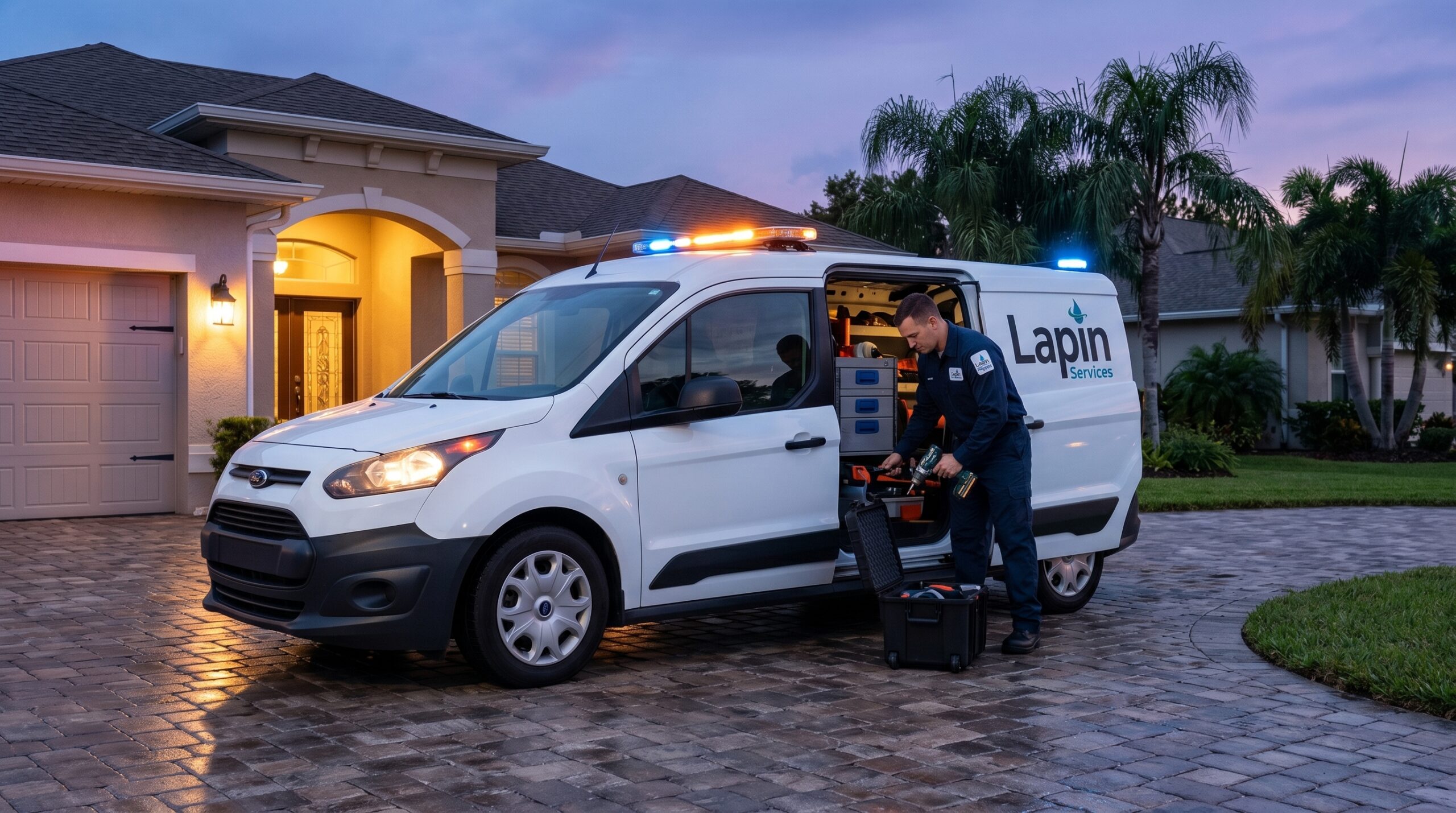 Lapin Services crew and equipment for emergency services
