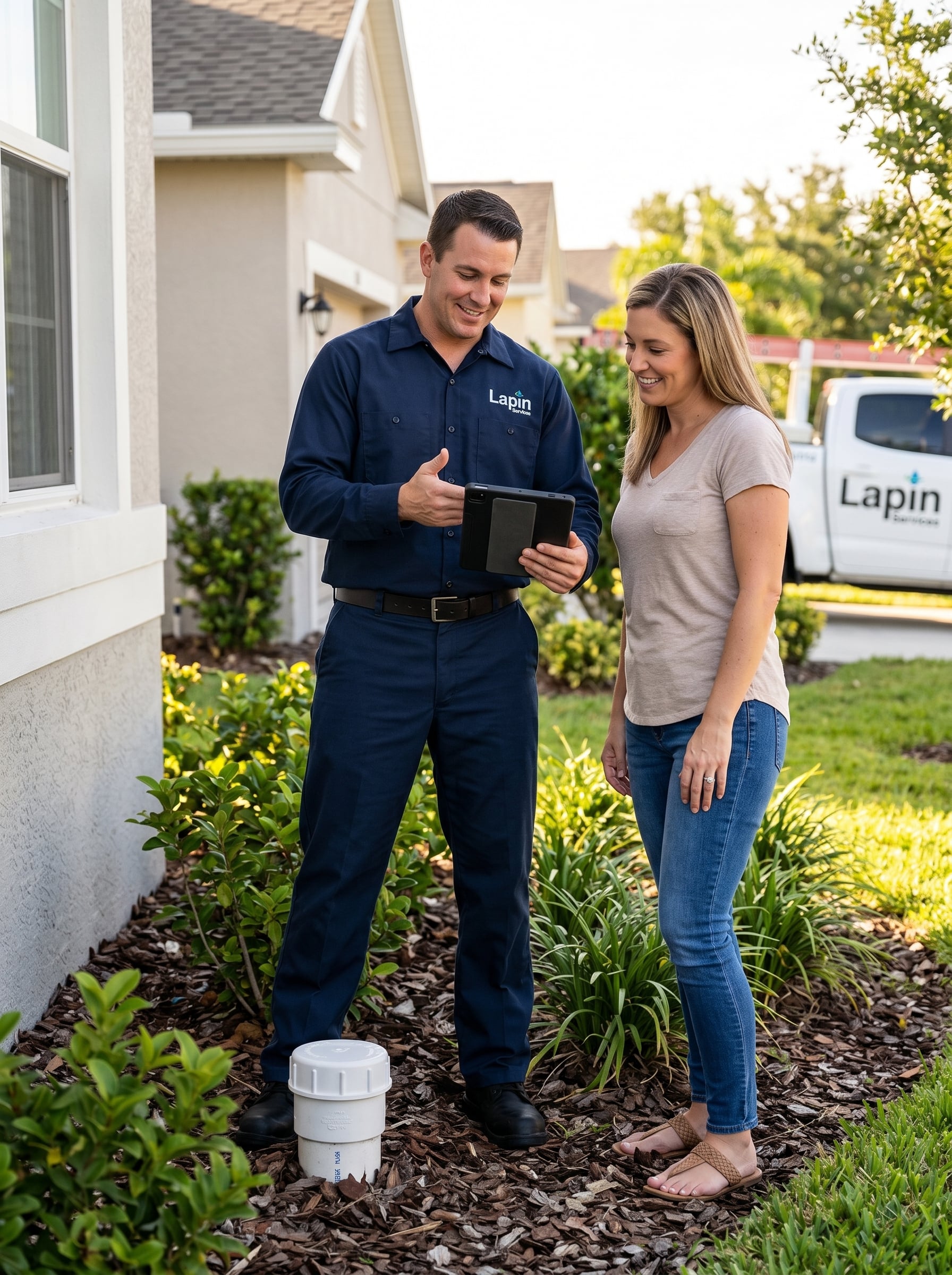 Lapin Services maintenance plans specialist working on-site