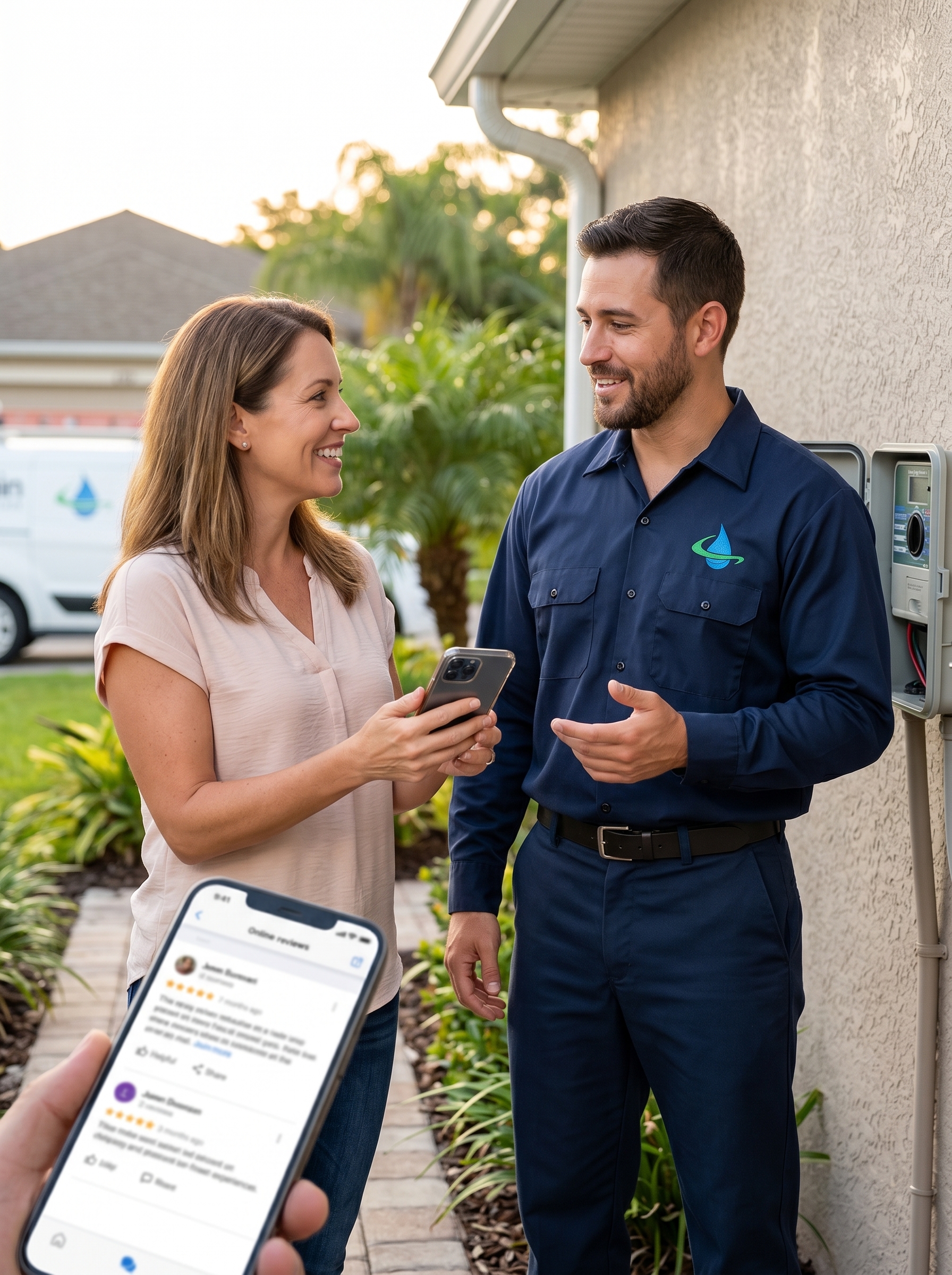 Lapin Services reviews specialist working on-site