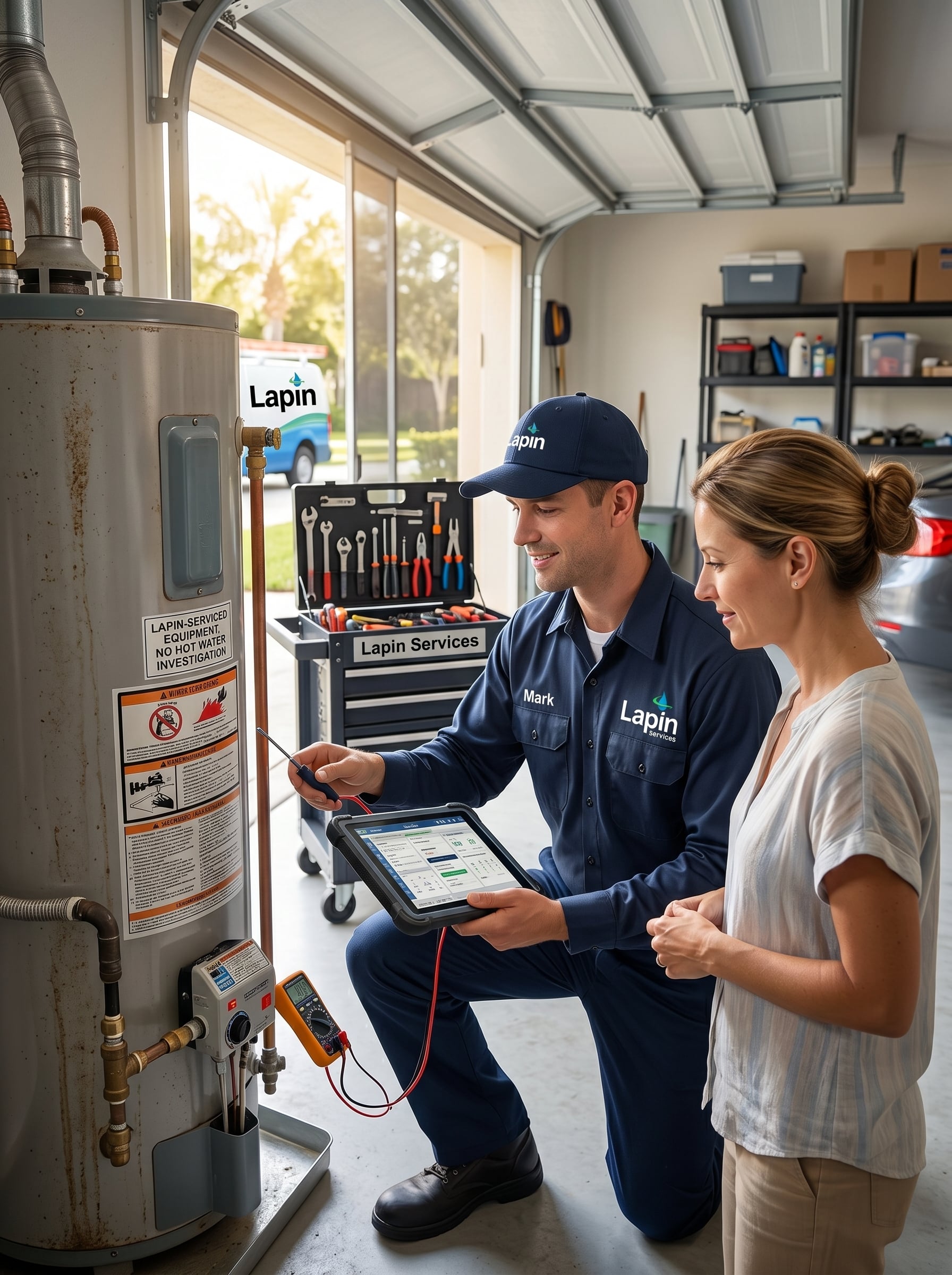 Lapin Services about us specialist working on-site