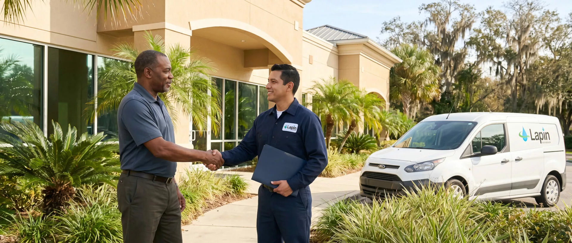 Lapin Services crew and equipment for become an approved vendor