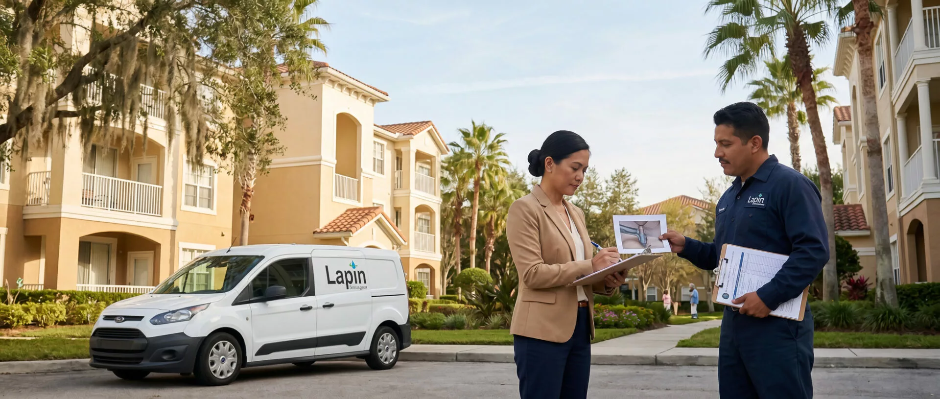Lapin Services crew and equipment for for property managers