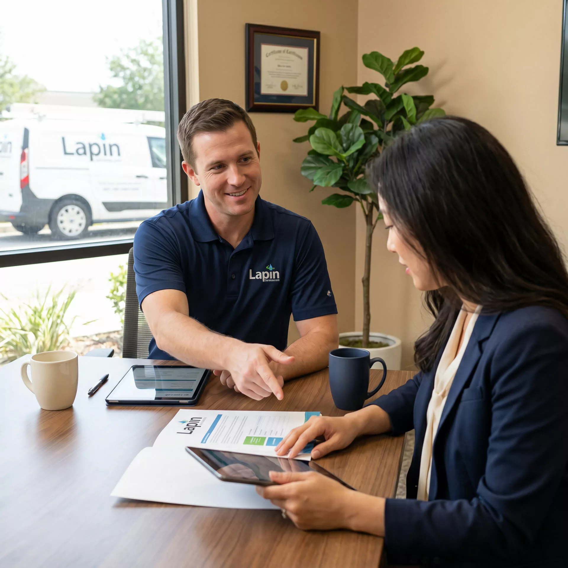 Lapin Services become an approved vendor specialist working on-site