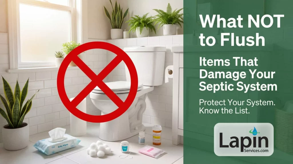 What Not to Flush: Household Items That Damage Septic Systems