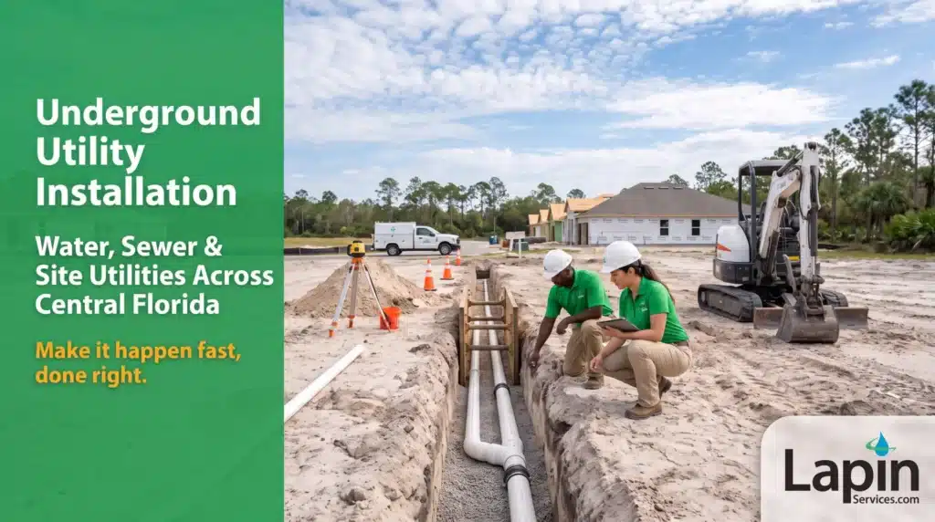 Site Utilities for New Construction: A Central Florida Developer’s Guide to Underground Infrastructure