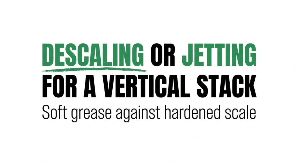 High-Rise Riser Descaling vs Hydro-Jetting | Lapin Services